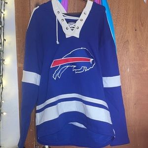 Lace Up Buffalo Bills Hoodie